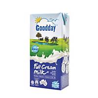 Goodday Full Cream UHT Milk 1l - Pack of 12