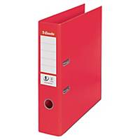 Esselte lever arch file PP spine 75 mm red