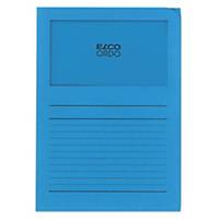 Organis. folder Elco Ordo Classico 29489, printed, intense blue, pack 100 pcs