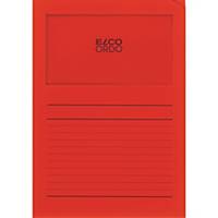 Elco 420507 Ordo pochettes coins avec fenêtre rouges - boîte de 100