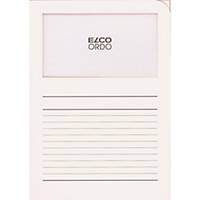 Elco 420514 Ordo Classico L-map met venster, A4, papier, wit, 100 mappen