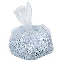 Pacote de 100 sacos Rexel para destruidoras de papel - plástico - 175 L