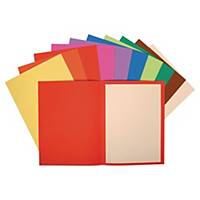 EXACOMPTA FOREVER RECYCLED FOLDERS ASSORTED - BOX OF 100