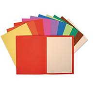 Exacompta FLASH Recycled A4 Square Cut Folders 220gsm, Assorted Colours Pack 100