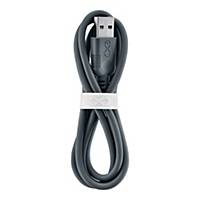 Kabel USB-A - microUSB M-M EXC Whippy, 0,9 m, szary