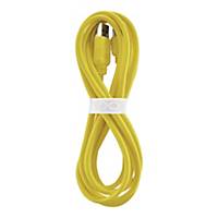 Kabel USB-A - microUSB M-M EXC Whippy, 2 m, żółty