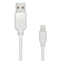 Kabel USB-A - Lightning M-M EXC Whippy, 2 m, biały