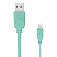 Kabel USB-A - Lightning M-M EXC Whippy, 2 m, miętowy