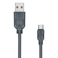 EXC WHIPPY CABLE USB C 0,9M GRY