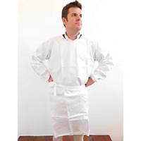 Bata desechable Alsico Junior Gown JN2024 - blanca - talla S/M