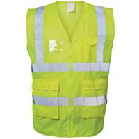 Safestyle Warnschutzweste 23510, Reißverschluss, Größe L, gelb