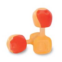 Gehörschutzstöpsel Howard Leight TrustFit, 36dB, mit Schaft,orange/rot, 100 Paar