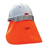 JSP Neck Cape with UPF50 in high visibility orange