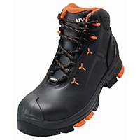 UVEX 2 6503.2 SAFETY BOOTS 40 BLACK/ORGE