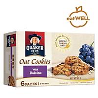 Quaker Oat Cookies with Raisin 27g - Box of 6