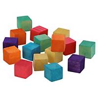 Pack de 72 cubis de madera Innspiro- 12 x 12 x 12 mm