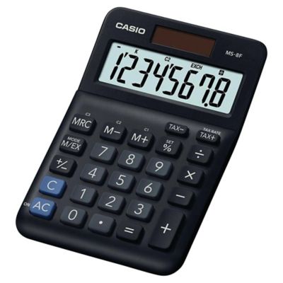 CASIO 卡西歐 MS-8F 小型桌面計算機 8位