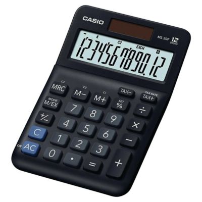CASIO 卡西歐 MS-20F 小型桌面計算機 12位