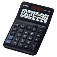 Casio Tischrechner MS-20F, 12-stellig, Steuern, Währung, schwarz
