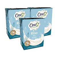 OraSi 歐瑞絲 意大利天然植物奶 頂級米漿200亳升 - 3包裝