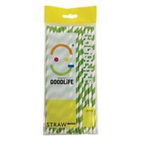 Goodlife Paper Straw ( Pack of 15pcs)