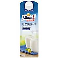 Minus L UHT Milch, 3,5  Fettanteil, laktosefrei, 1 l