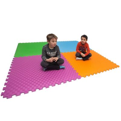 Suelo de puzzle Bicolor Pistacho y verde 1m x 1m x 2 cm Sumo Didactic  (300300)