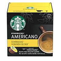 星巴克 STARBUCKS 美式咖啡 Veranda Blend 黃金烘焙咖啡膠囊 - 12粒裝