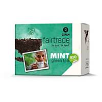 Oxfam green tea mint 2 grams - pack of 20