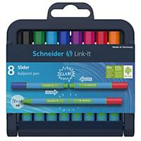 Popisovač Schneider Link-It Slider XB, mix farieb, 8 ks/balenie