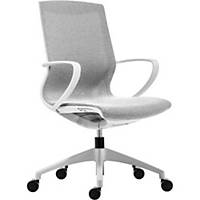 Kancelářská židle Antares Vision, slonovinová & bílá