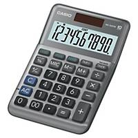 Casio MS-100FM rekenmachine voor kantoor, zilver, 10 cijfers
