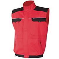 Ardon® Cool Trend Work Gilet, Size 52, Red