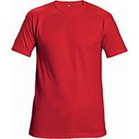 Tričko s krátkým rukávem Cerva Teesta, velikost M, červené