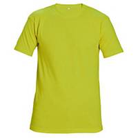 Tričko s krátkým rukávem Cerva Teesta, velikost L, žluté