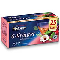PK25 MESSMER TEA BAG 6-HERBAGE 2G