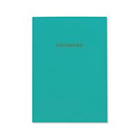 Go Stationery Undated Desk Diary A5 Teal