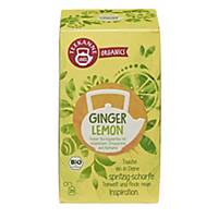 Teekanne Tee Organics Ginger Lemon, 20 Beutel a 1,8g