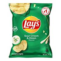 Lay s Sour Cream & Onion Flavoured Potato Chips 28.3g