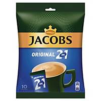 Jacobs 2in1 Instant Kávé, 14 g, 10 darab/csomag