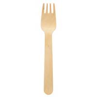 Duni houten vork, L 160 mm, pak van 100 vorken