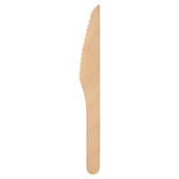 Couteau en bois Duni - 16 cm - paquet de 100