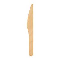 Coltelli in legno Duni BioPak 16 cm - conf. 100