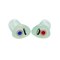 Protection auditive adaptée Elacin RC minigrip, avec cordon, transparent/vert