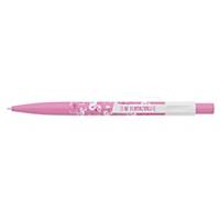 Guľôčkové pero ICO Z20, klikacie, 0,7 mm, Flamingo, ružové