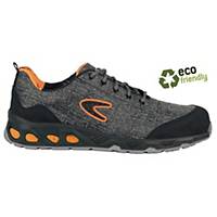 Cofra Reconverted low S1P safety shoes, SRC, grey/orange/black, size 35