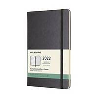 Moleskine Hard Cover Diary A5 1 Week per Page Black