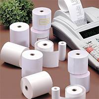 Pk 10 thermal paper rolls calculator 57 mm x 12 m sin BPA