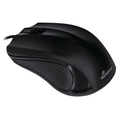 MediaRange Optical Mouse Corded 3-Button Black