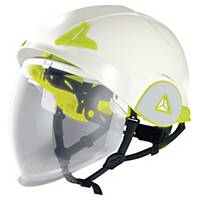 Delta Plus Onyx2 Safety Helmet with Face Shield, White
